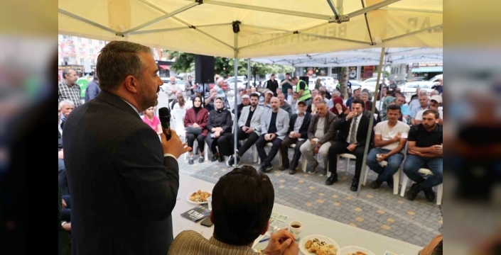 Pursaklar Belediye Başkanı Çetin, vatandaşlarla buluştu
