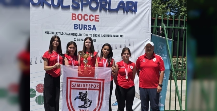 Samsunspor bocce'de tarih yazdı: Genç kızlar üst üste ikinci kez zirvede!