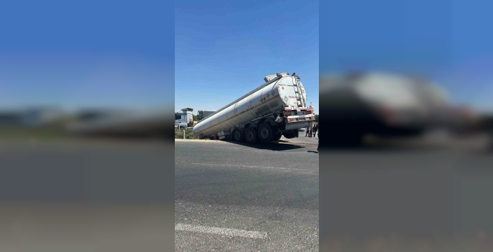 Şanlıurfa'da dehşet anları: Tanker ve kamyon sulama kanalına böyle uçtu!