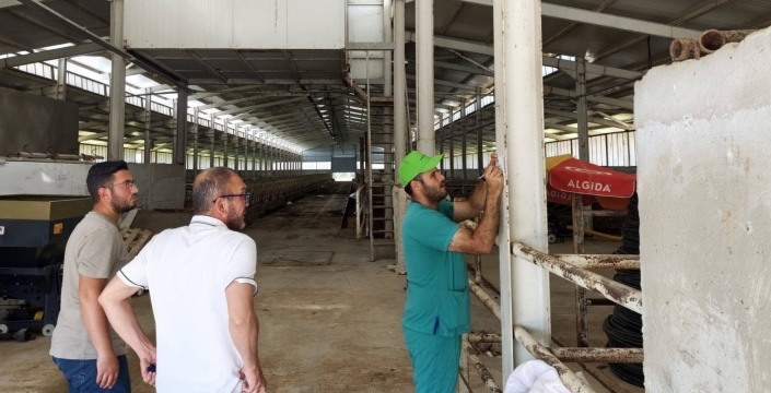 Sarayönü’nde hayvancılık işletmelerine kapasite denetimi yapıldı