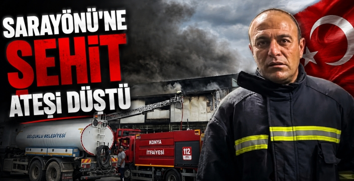 Sarayönü'nde yas var; Gözlülü İtfaiyeci Mehmet Tekeli görev şehidi oldu!