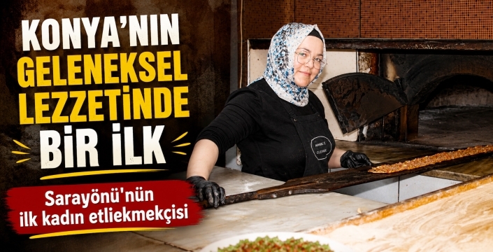 Sarayönü'nün ilk kadın etliekmekçisi: Muhsine Tamak