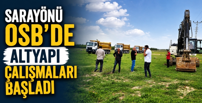 Sarayönü OSB’de ilk kazma vuruldu! Altyapı çalışmaları resmen başladı