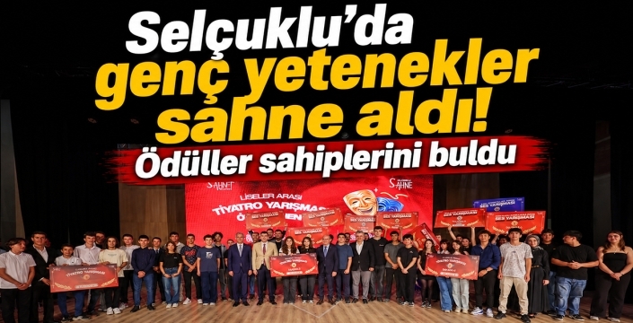 Selçuklu’da genç yetenekler sahne aldı! Ödüller sahiplerini buldu