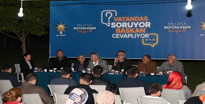 Seydişehir'de halk sordu başkan cevapladı