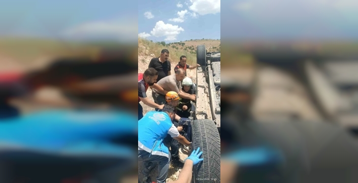 Siirt’te trafik kazası: Sürücü yaralı