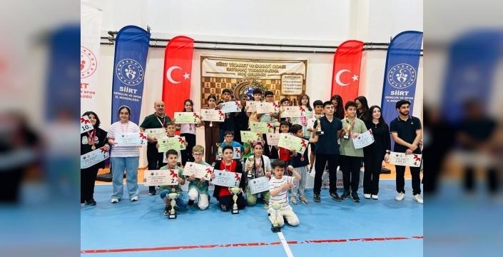 Siirt TSO satranç turnuvası büyük bir coşkuyla tamamlandı
