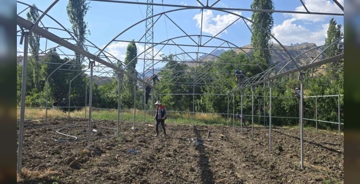 Şırnak'ta sera projeleri yerinde denetlendi