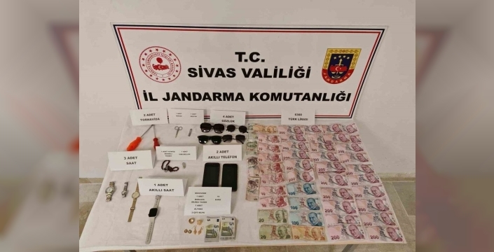 Sivas'ta hırsızlık yapan 5 kişi tutuklandı