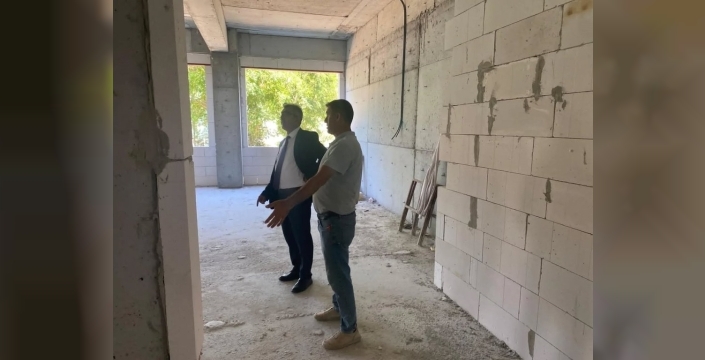 Söke'de yeni okul inşaatı hız kesmeden sürüyor, eğitim altyapısı güçleniyor
