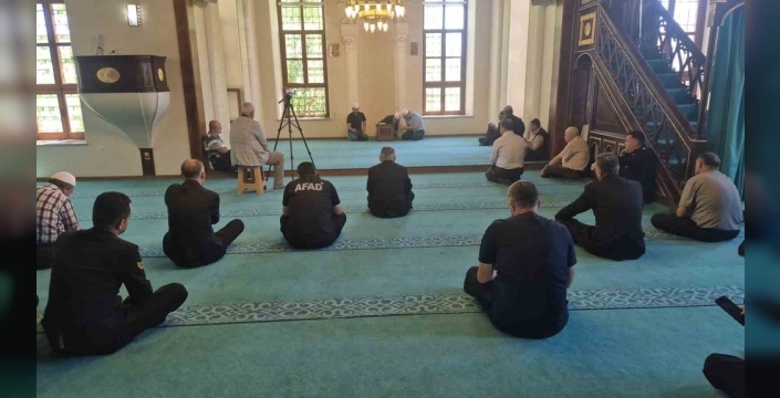Tekirdağ'da jandarmanın kuruluş yıl dönümünde şehitler için mevlit okundu