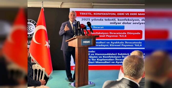 Tekstil sektörü 75 milyar dolara ulaştı: Bakan Bolat 'altın yumurtlayan tavuk' benzetmesiyle sektörün önemini vurguladı