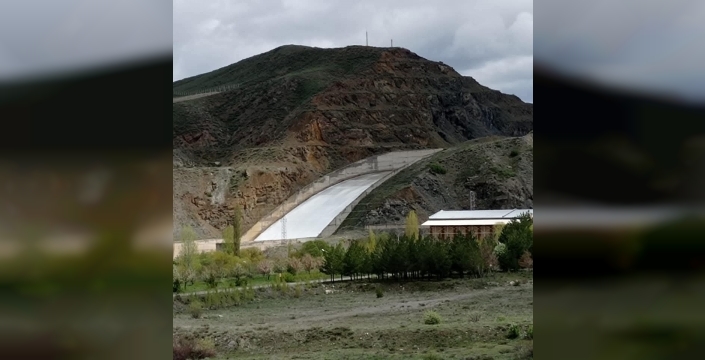 Tercan'da baraj ve gölet doluluk oranı yüzde 100'e ulaştı