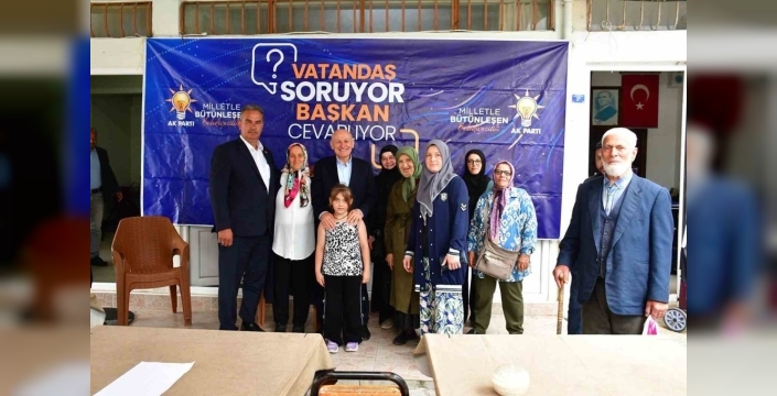 Terme'de 'üreten belediyecilik' vurgusu: Başkan Kul, vatandaşla buluştu