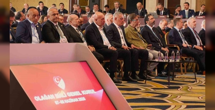 TFF Olağan Mali Genel Kurulu, futbol camiasını bir araya getirdi