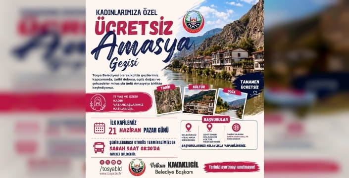 Tosya'lı kadınlara 'şehzadeler şehri'ne ücretsiz kültür turu