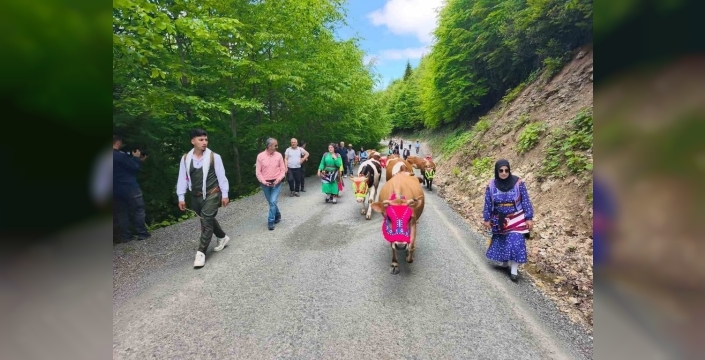 Trabzon'da geleneksel yayla göçü coşkuyla başladı