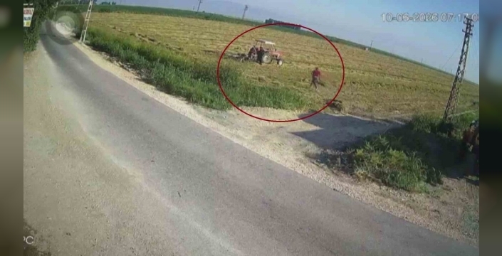 Traktör kazasında ölümden dönen çiftçi, operatörün kahramanlığıyla kurtuldu