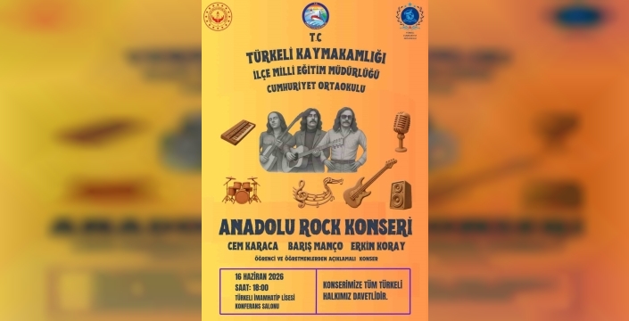 Türkeli'de unutulmaz bir Anadolu Rock konseri gerçekleşecek