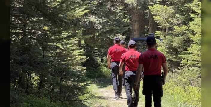 Uludağ'ın yeşil örtüsü jandarma kalkanıyla korunuyor
