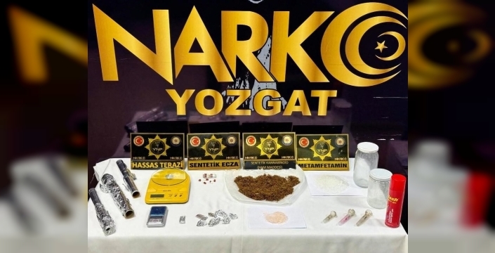 Yozgat’ta uyuşturucu şoku: 1 tutuklama, cephanelik çıktı!