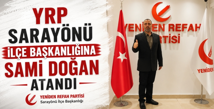 YRP Sarayönü İlçe Teşkilatında görev değişimi!