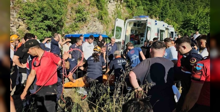 Zonguldak'ta şelalede kaybolan gencin cansız bedenine ulaşıldı