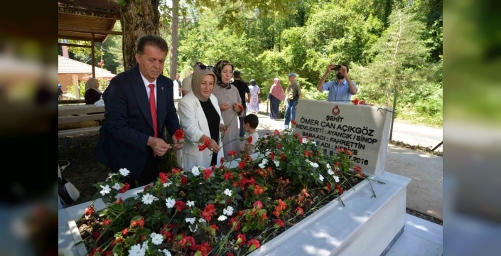 15 Temmuz'da şehit Ömer Can Açıkgöz anıldı