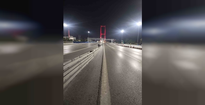 15 Temmuz Şehitler Köprüsü, milli birlik etkinlikleri nedeniyle trafiğe kapatıldı
