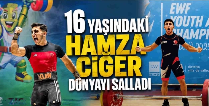 16 yaşındaki Hamza Ciğer dünyayı salladı
