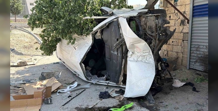 Adıyaman'da panelvan şarampole yuvarlandı: 1'i ağır 8 yaralı