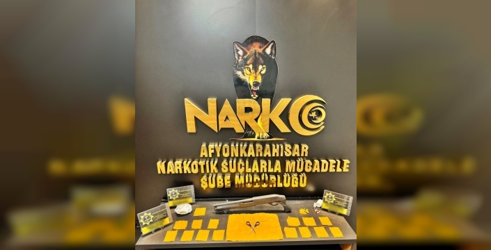 Afyonkarahisar'da uyuşturucu satıcılarına yönelik operasyon: İki tutuklama