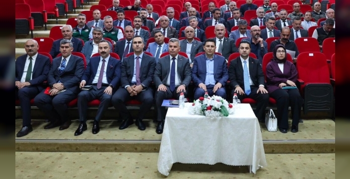 Ağrı'da kamu yatırımları ve DSİ projeleri masaya yatırıldı