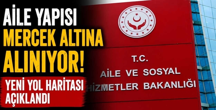 Aile yapısı mercek altına alınıyor! Yeni yol haritası açıklandı