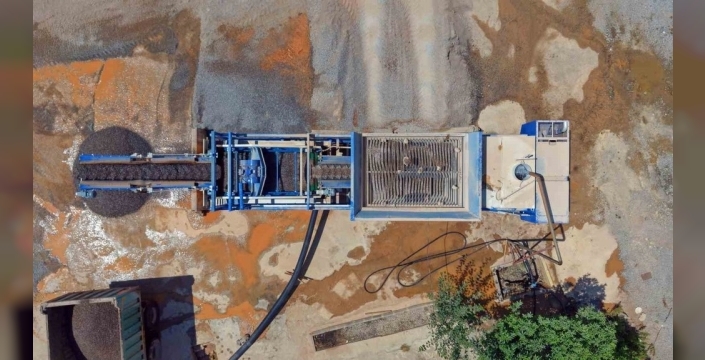 Alanya'da çakıl yıkama makinesi devrede: İlk kez kullanıldı