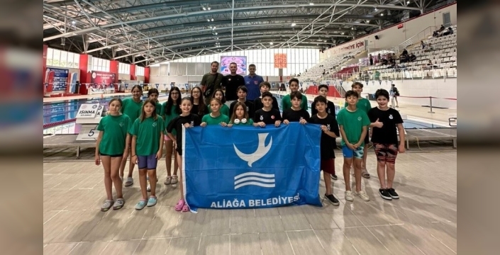 Aliağalı yüzücülerden Samsun'da tarihi başarı