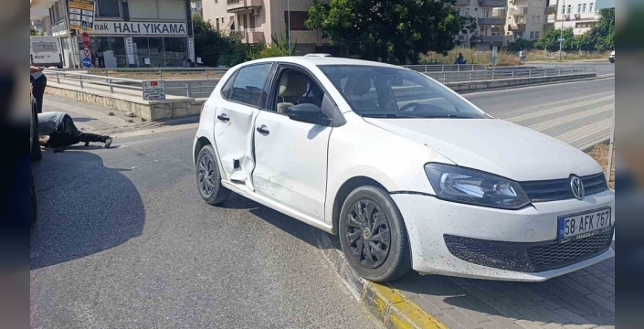 Alt geçidi kullanmayıp köprüden geçen sürücü kazaya neden oldu