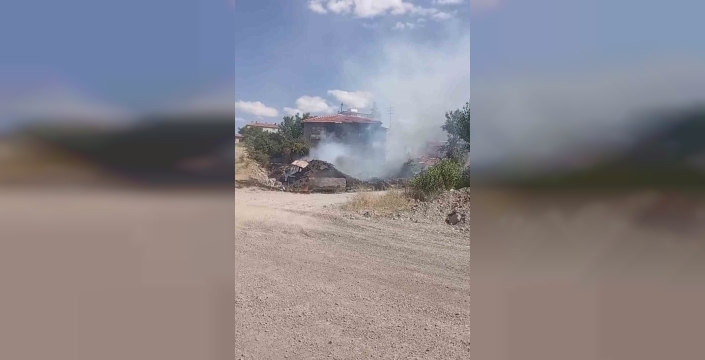 Ankara'da ot temizliği faciaya dönüştü: Alevler evi yuttu
