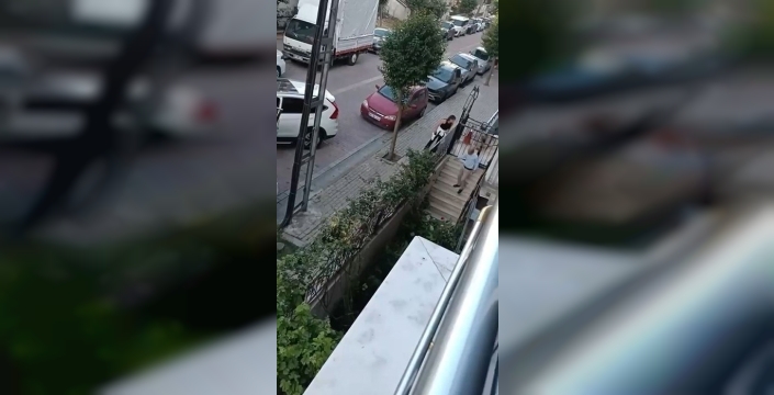 Avcılar'da park yeri kavgası cep telefonuna yansıdı
