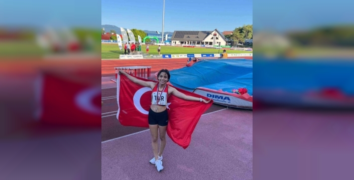 Aydınlı milli atlet Sude Naz Bayar, Balkan ikincisi olarak gümüş madalyayı kaptı!
