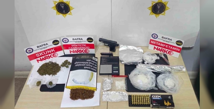 Bafra'da uyuşturucu ve silah operasyonu: Sanıklara 18 yıl hapis cezası verildi