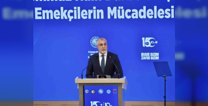 Bakan Işıkhan'dan çarpıcı sözler: Sendikalar 15 Temmuz'da demokrasiye sahip çıktı