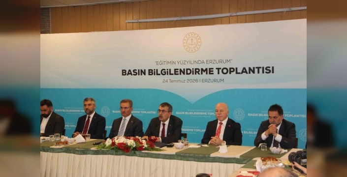Bakan Tekin: 2013'ten beri Erzurum'da 187 okul inşa ettik