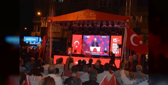 Balıkesir'de 15 Temmuz demokrasi nöbeti tutuldu