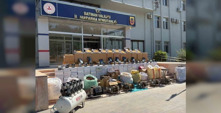 Batman'da dev operasyon: Binlerce kaçak ürün ele geçirildi, 2 şüpheli gözaltında