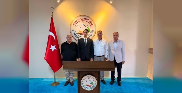 Beyağaç'ta yeni kaymakam Haydari'ye hayırlı olsun ziyareti