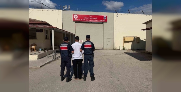 Bilecik’te 3 yıl 9 ay hapis cezası bulunan şahıs jandarma tarafından yakalandı