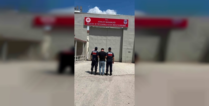 Bilecik'te 3 yıl 9 ay hapis cezası olan kişi yakalandı