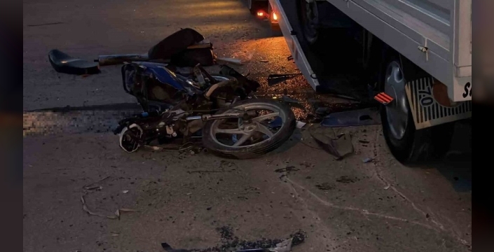 Bolu'da motosiklet ve kamyonet çarpıştı: 1 ölü, 1 yaralı