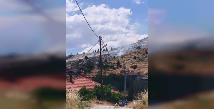 Burdur'da yangın, büyümeden kontrol altına alındı